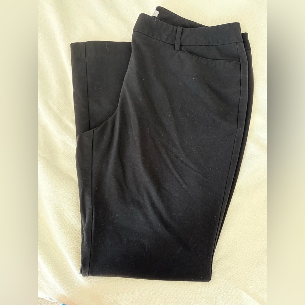 New York & Company Black Boot Cut Pants, Sz 14